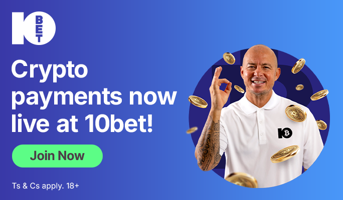10bet Crypto Payments bet and win
