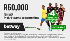 4 To Score with Betway