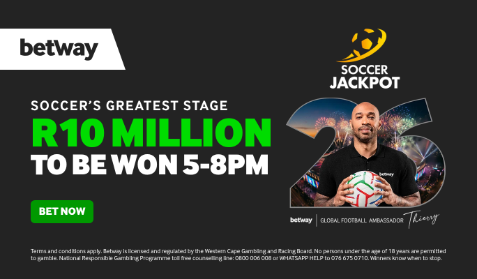 betway Soccer Jackpot Bet and Win