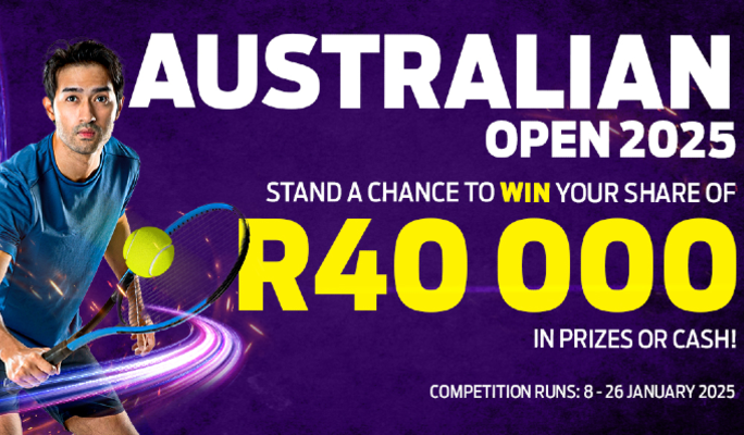 Australian Open Hollywoodbets Promotion bet and win