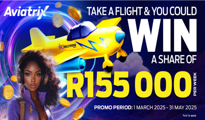 Aviatrix Take a Flight Hollywoodbets bet and win