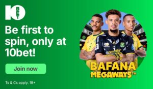 10bet Launch Bafana Megaways Slot