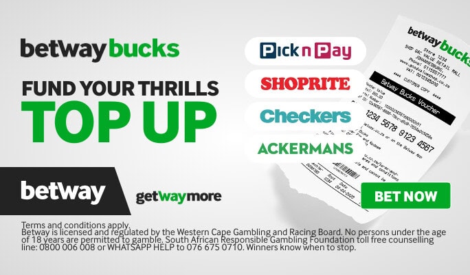 Betwaybucks top up Bet and Win