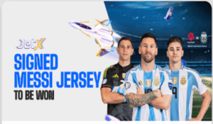 Betway Signed Messi Jersey Promotion