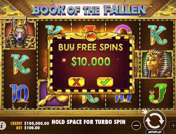 Book of the Fallen free spins