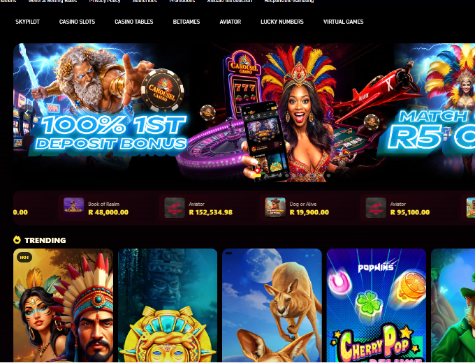 Carousel Casino Home Page Be & Win