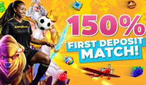 Easybet 150% First Deposit Match