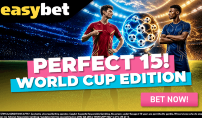 Easybet Perfect 15! World Cup Edition bet and win