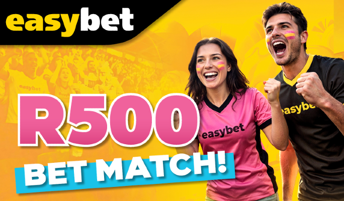 Easybet R500 Bet Match bet and win