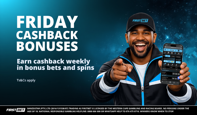 FirstBet Friday Cashback Bonuses Bet and Win
