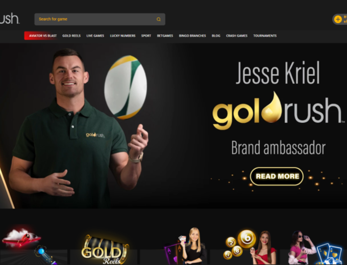 Goldrush Brand Ambassador bet and win 