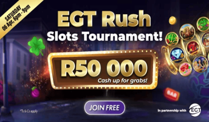 Goldrush EGT Rush Slots tournament