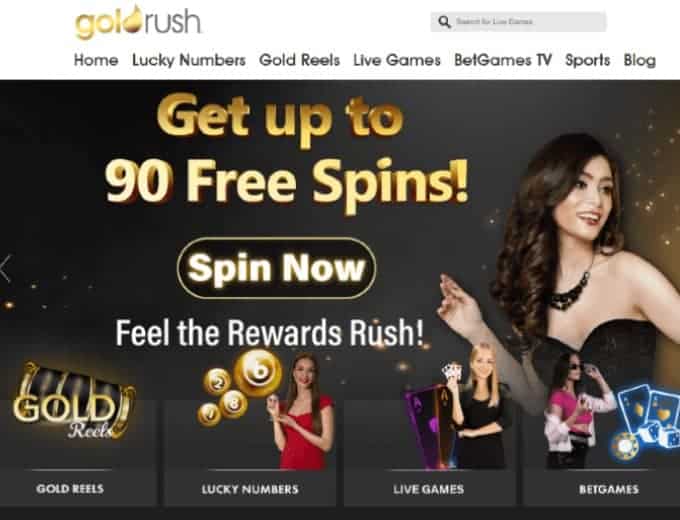Goldrush Homepage
