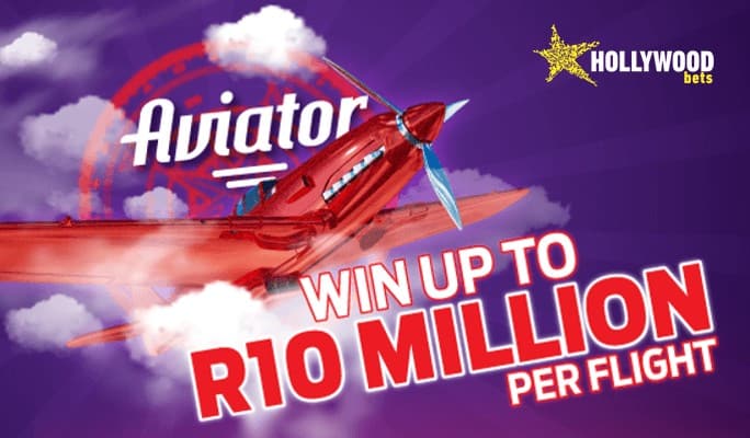 Hollywood increases max. payout on Aviator to R10 Million