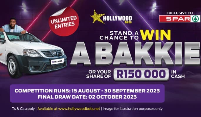 HollywoodBets Bakkie Aug 2023
