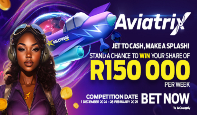 Hollywoodbets Aviatrix Promo bet and win