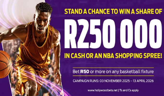 Hollywoodbets NBA Campaign bet and win