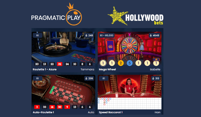 Hollywoodbets Pragmatic Play live tables