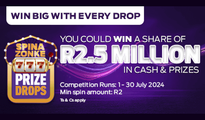 Hollywoodbets Spina Zonke Prize Drops