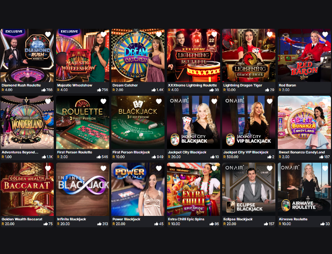 Jackpot City Live Games Bet and Win