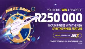 Prize Drop with JetX and Hollywoodbets