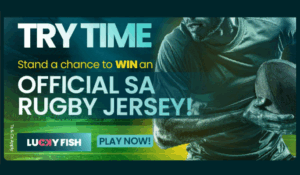 Win an Official SA Rugby Jersey with Lucky Fish!