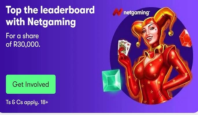 Netgaming leaderboard promotion at 10bet
