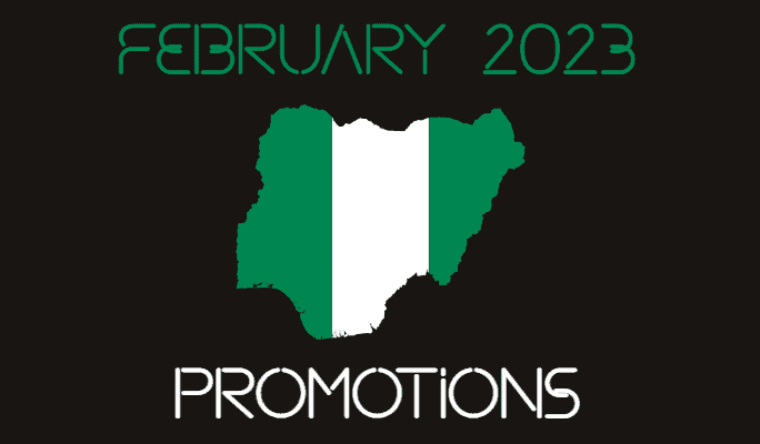 Nigeria February 2023 Promotions