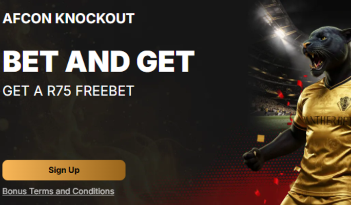 Pantherbet AFCON R75 Freebet Bet and Win