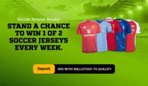 Win Soccer Jerseys with Playa Bets!