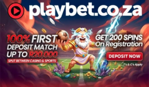 Playbet Welcome Offer: Spins Plus Deposit Match