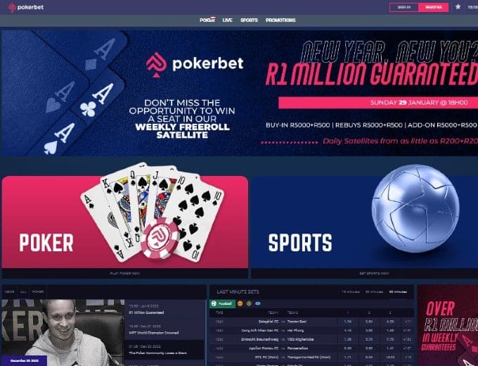Pokerbet Home Page