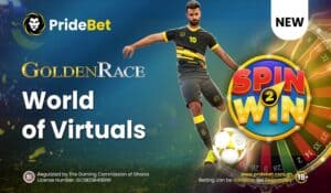 PrideBet Ghana launch Golden Race Virtual Games