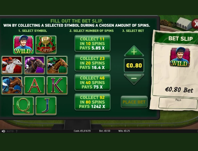 Scudamore Super Stakes Bet Slip bet and win 