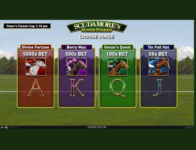 Scudamores Super Stakes Choose Horse bet and win 