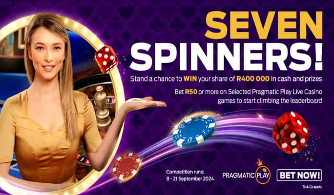 Seven Spinners with Hollywoodbets