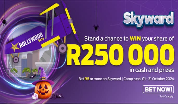 Skyward Promo with Hollywoodbets Bet and Win