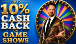 Up to 10% Cashback on Game Shows at Spin A Bet