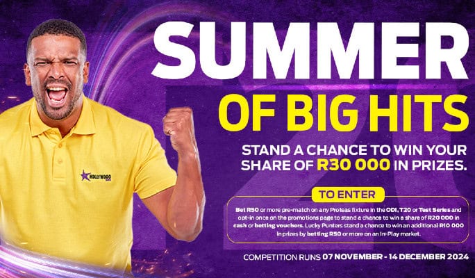 Summer Of Big Hits Hollywoodbets Bet and Win