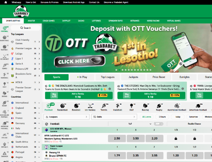 Thababet Home Page Bet & Win