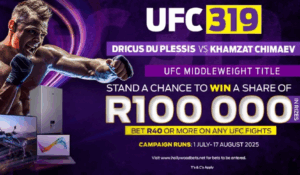 UFC 319 2025 Hollywoodbets Promo