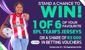 Win EPL Team Jerseys with Hollywoodbets!