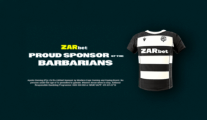 ZARbet Proud Sponsor of Barbarians