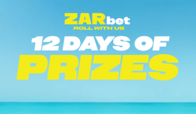 ZARbet 12 Days of Prizes bet and win