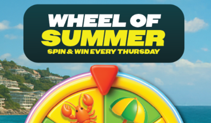 ZARbet Wheel of Summer bet and win