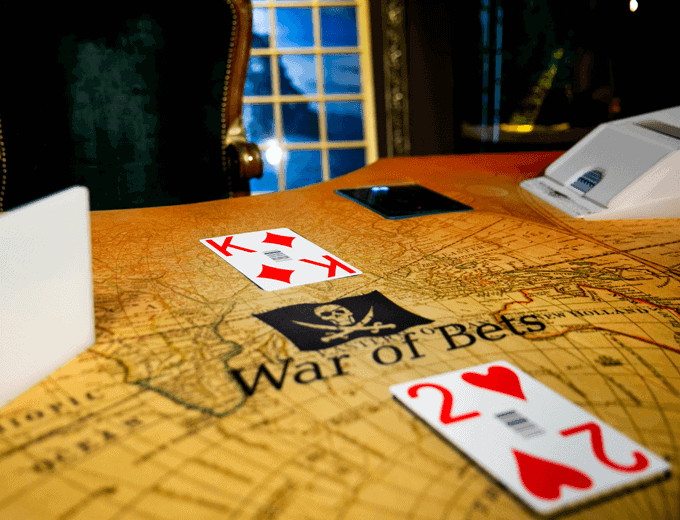 Betgames War of Bets cards