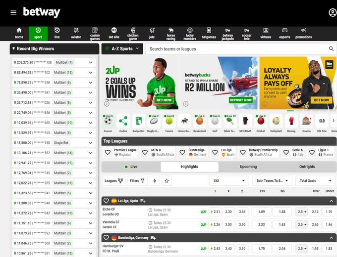 betway home page bet and win 