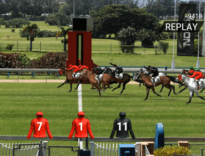 Jika Horse Racing Roulette race result