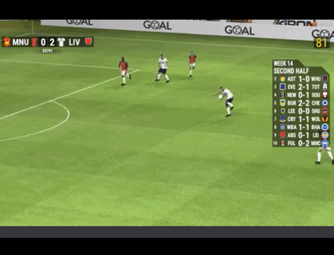 Virtual Jika Soccer match