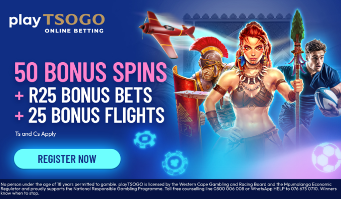 playTSOGO Welcome Bonus bet and win